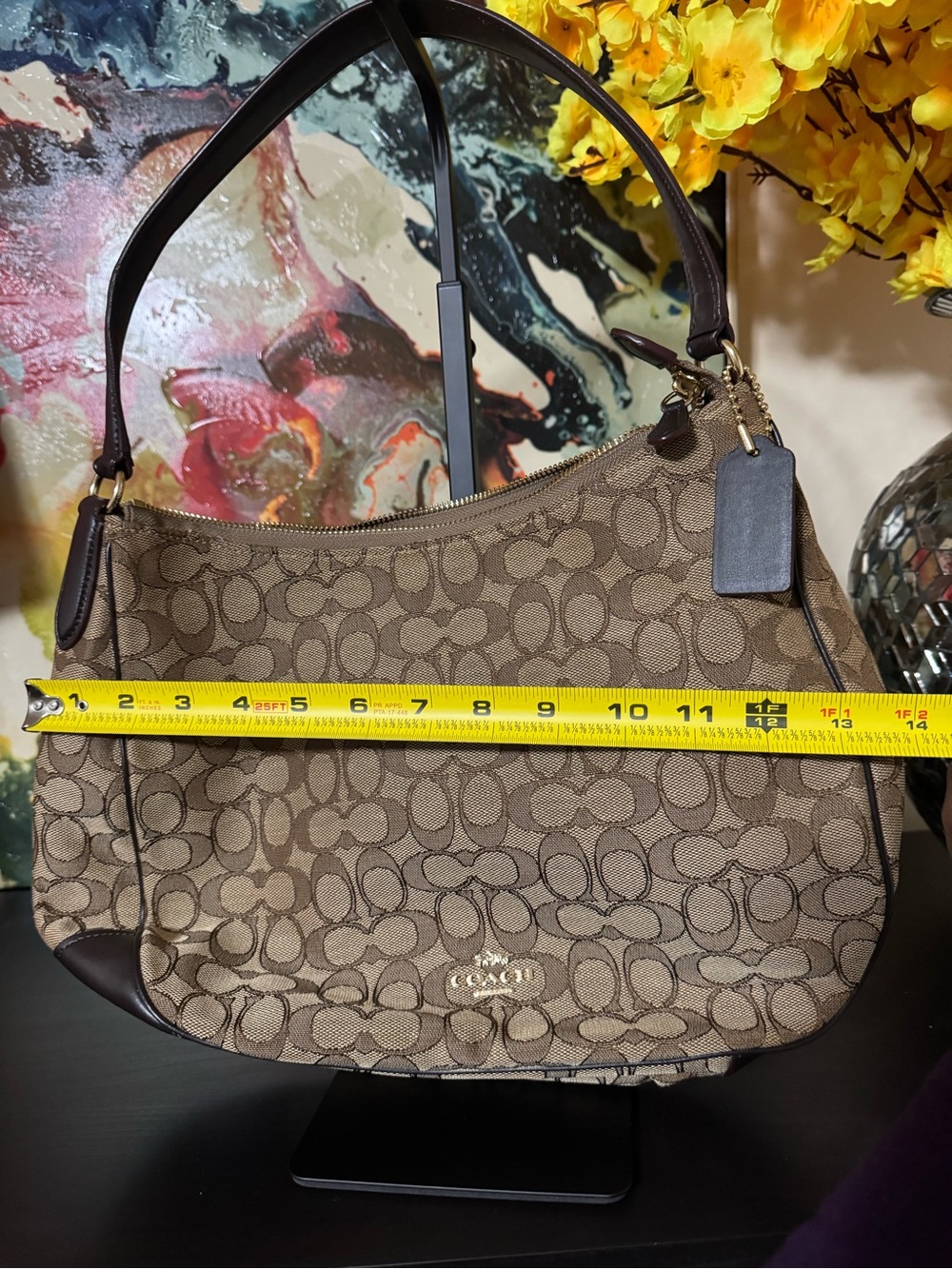 Coach Tan and Brown Hobo Bag - Picture 13 of 13